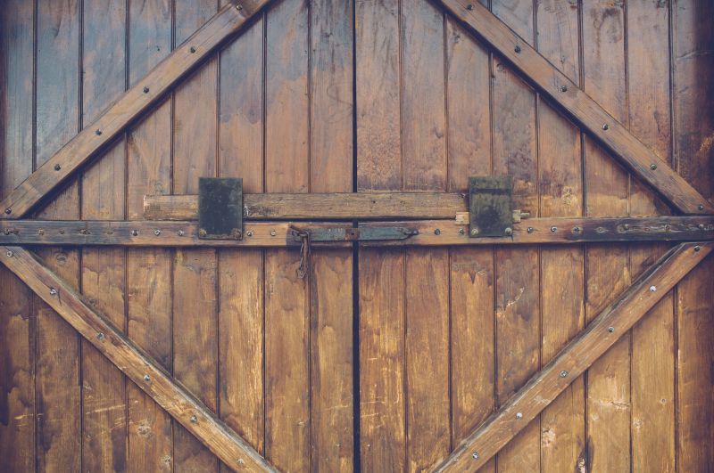 Barn Door Repair detail